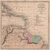 FRENCH WEST INDIES/ANTILLES FRANÇAISES Iles au/sous le vent. LE VASSEUR 1876 map