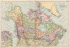 CANADA.Vancouver. York Factory-Liverpool steamship route. BACON 1903 old map