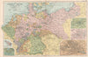 GERMANY HOLLAND & BELGIUM. Berlin Heligoland Hamburg Metz Strasbourg 1903 map