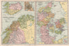 SCANDINAVIA. Lapland Iceland Denmark Copenhagen. Norway & Sweden. BACON 1903 map