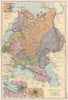 EUROPEAN RUSSIA. Battlefields/dates. Odessa St Petersburg Moscow Москва 1903 map