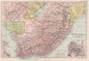 SOUTH AFRICA. Inset Cape Town Durban Port Elizabeth environs. BACON 1903 map