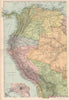 SOUTH AMERICA NW. Indian tribes. Colombia Ecuador Peru Venezuela. Lima 1903 map