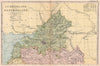 CUMBERLAND (NORTH). Showing Parliamentary divisions & parks. BACON 1901 map