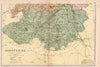 SHROPSHIRE (SOUTH). Showing Parliamentary divisions & parks. BACON 1901 map