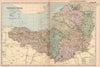 SOMERSETSHIRE. Showing Parliamentary divisions, boroughs & parks. BACON 1901 map