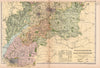 WORCESTERSHIRE AND GLOUCESTERSHIRE SOUTH. Parliamentary divisions.BACON 1901 map