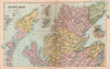 SCOTLAND HIGHLANDS & ISLANDS. Parliamentary divisions/boroughs. BACON 1901 map