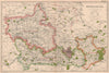 BERKSHIRE. Showing Parliamentary divisions, boroughs & parks. BACON 1927 map