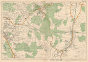 BROMLEY & ORPINGTON Chislehurst Petts Wood St Paul's Mary Cray. BACON 1927 map