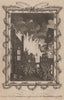 GREAT FIRE OF LONDON 'in the Dreadful Fire in 1666'. HARRISON 1775 old print