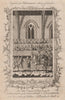 Sir John Dymoke, King's Champion. Richard II's coronation. Westminster Hall 1775