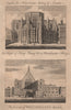 King Henry VII's chapel, Westminster Abbey. Westminster Hall. HARRISON 1775