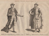 LONDON GENTLEMENS' COSTUMES 1640. Lord Mayor & Merchant habits. HARRISON 1775