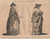 LONDON LADIES' COSTUME 1640 Lady Mayoress & Merchant's wife habit. HARRISON 1775