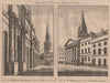 Royal Stables & St Martins-in the-Fields. St. George's, Bloomsbury.HARRISON 1775