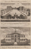 Foundling Hospital, Coram Fields. Smallpox Hospital, St. Pancras. HARRISON 1775