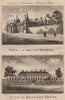 BLOOMSBURY The British Museum (Montagu House) & Bedford House. HARRISON 1775