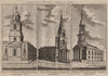 St Botolph-w/o-Bishopsgate Christ Church Spitalfields St Leonard Shoreditch 1775