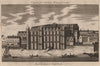 Baynard's Castle, Blackfriars, London. Destroyed 1666. HARRISON 1775 old print