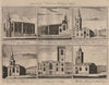 CITY CHURCHES Holy Trinity Minories St Andrew Undershaft Margaret Pattens 1775