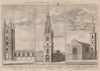 WREN CHURCHES. St Mary Aldermary. St Mary-le-Bow. St Mildred, Bread Street 1775
