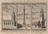 WREN CITY CHURCHES St Benet Gracechurch. The Monument. St Magnus the Martyr 1775