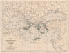 ANCIENT GREECE GREEK COLONIES in 500BC Dorian Aeolian Achaean Ionian 1880 map