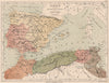 ANCIENT IBERIA or HISPANIA. Mauritania, Numidia & Africa Proper. Roman 1880 map