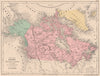BRITISH AMERICA, GREENLAND & ALASKA. Canada. North America. CORTAMBERT 1880 map