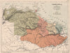 VENEZUELA/GUIANAS British French Dutch Brazilian Guyana Guyane Suriname 1880 map