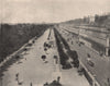 PARIS. The Rue de Rivoli, with the Bois de Boulogne on the left. Paris 1895
