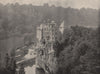 DINANT. The Valzin Chateau, with view of park. Belgium 1895 old antique print