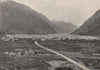 ODDE. General view of Odde. Norway 1895 old antique vintage print picture