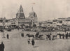 MOSCOW МОСКВА. The Place Soubraska. Russia 1895 old antique print picture