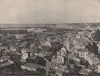 GENOA. General view of the city. Italy 1895 old antique vintage print picture