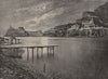 LA SPEZIA. View from the bay. Italy 1895 old antique vintage print picture