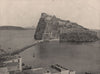 ISCHIA. The castle-crowned Rock. Italy 1895 old antique vintage print picture