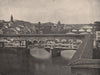 FLORENCE. The Ponte Vecchio. Italy 1895 old antique vintage print picture
