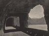 THE AXENSTRASSE. The Axenstrasse, near Flüelen. Switzerland 1895 old print
