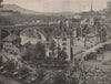 BERNE. with the high bridge/Kirchenfeldbrücke & cattle market. Switzerland 1895