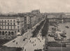 HAMBURG. The Jungfernstieg. Germany 1895 old antique vintage print picture