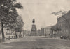 BERLIN. Unter den Linden. Germany 1895 old antique vintage print picture