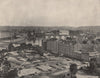 PRAGUE. General view of the city. Czech Republic 1895 old antique print
