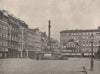 MUNICH. The Carolinen-Platz. Germany 1895 old antique vintage print picture
