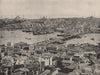 CONSTANTINOPLE (ISTANBUL) . Galata bridge Golden Horn. Turkey 1895 print