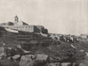 BETHLEHEM. The town and the Church of the Nativity. Israel 1895 old print