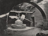 THE NILE DELTA. A primitive corn-mill. Egypt 1895 old antique print picture