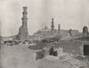CAIRO. Distant view of the Citadel. Egypt 1895 old antique print picture