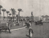 CAIRO. The Kasr-el-Nil Bridge (Gezireh side) . Egypt 1895 old antique print
